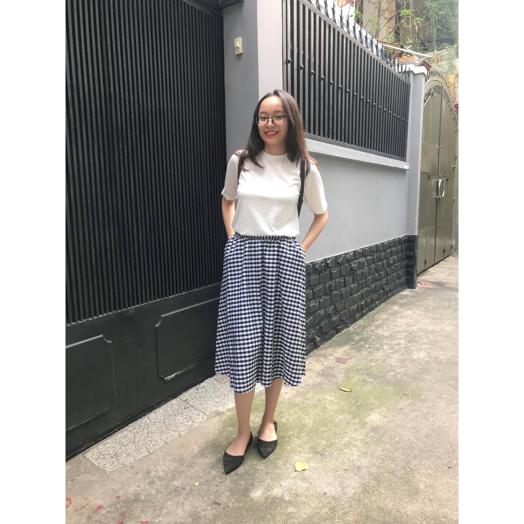 Chân váy caro midi | BigBuy360 - bigbuy360.vn