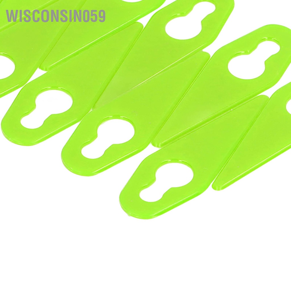 Wisconsin059 25PCS Lưỡi cắt tỉa bằng nhựa Máy cỏ Cắt thay thế dao Phụ kiện tông đơ