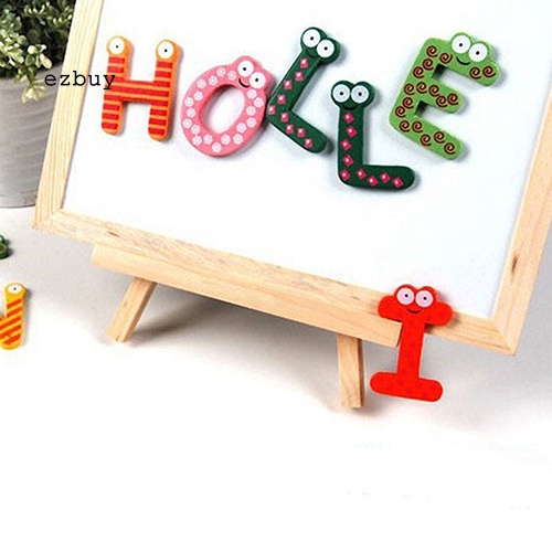 Tủ Lạnh 26 Chữ Cái A-Z Bằng Gỗ Xinh Xắn Cho Bé