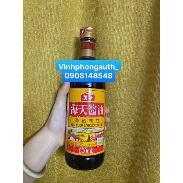 HẮC XÌ DẦU HƯƠNG NẤM 500ML - SUPERIOR MUSHROOM SOY SAUCE HADAY