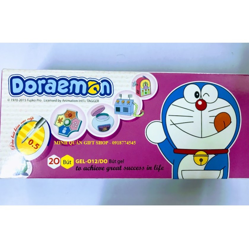 Hộp 20 bút lông kim Doremon Gel-012 DO