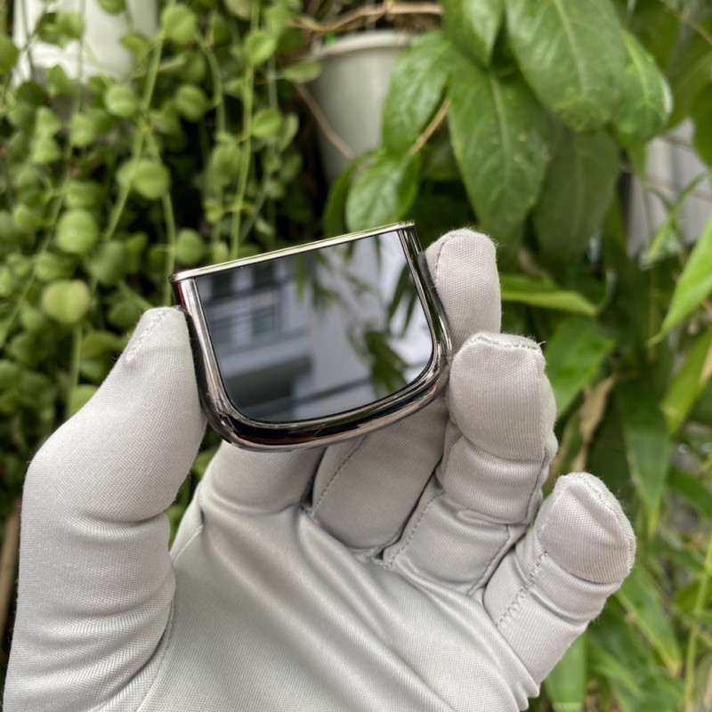 Miếng da Nokia 8800 Art đen bằng kính tráng sapphire đen