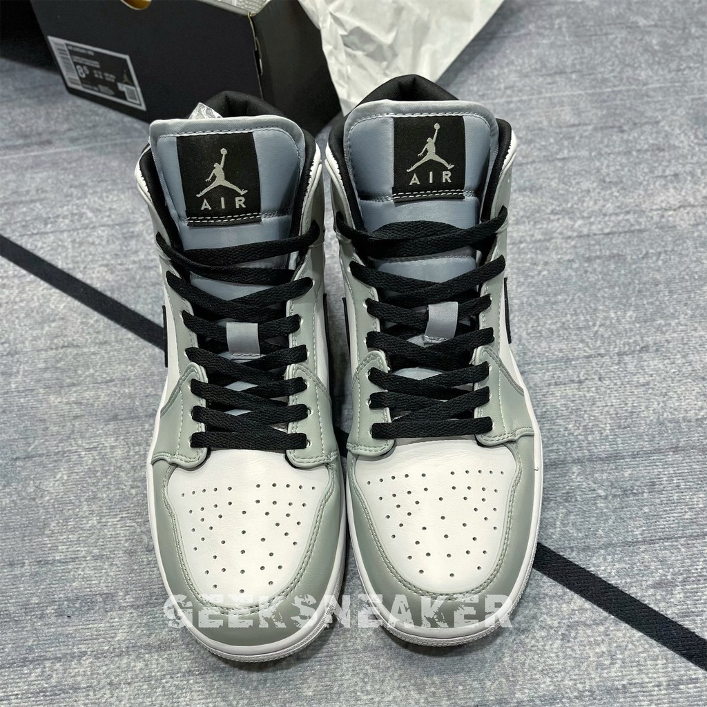 [GeeKSneaker] Giày Sneaker Midtop - Jordan 1 MID Light Smoke Grey ( MidTop) | BigBuy360 - bigbuy360.vn