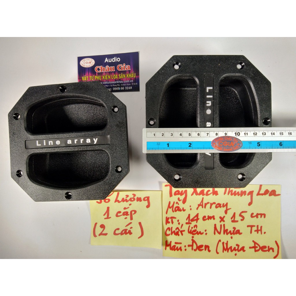 Tay xách thùng loa array bằng nhựa 2 cái Audio Châu Gia