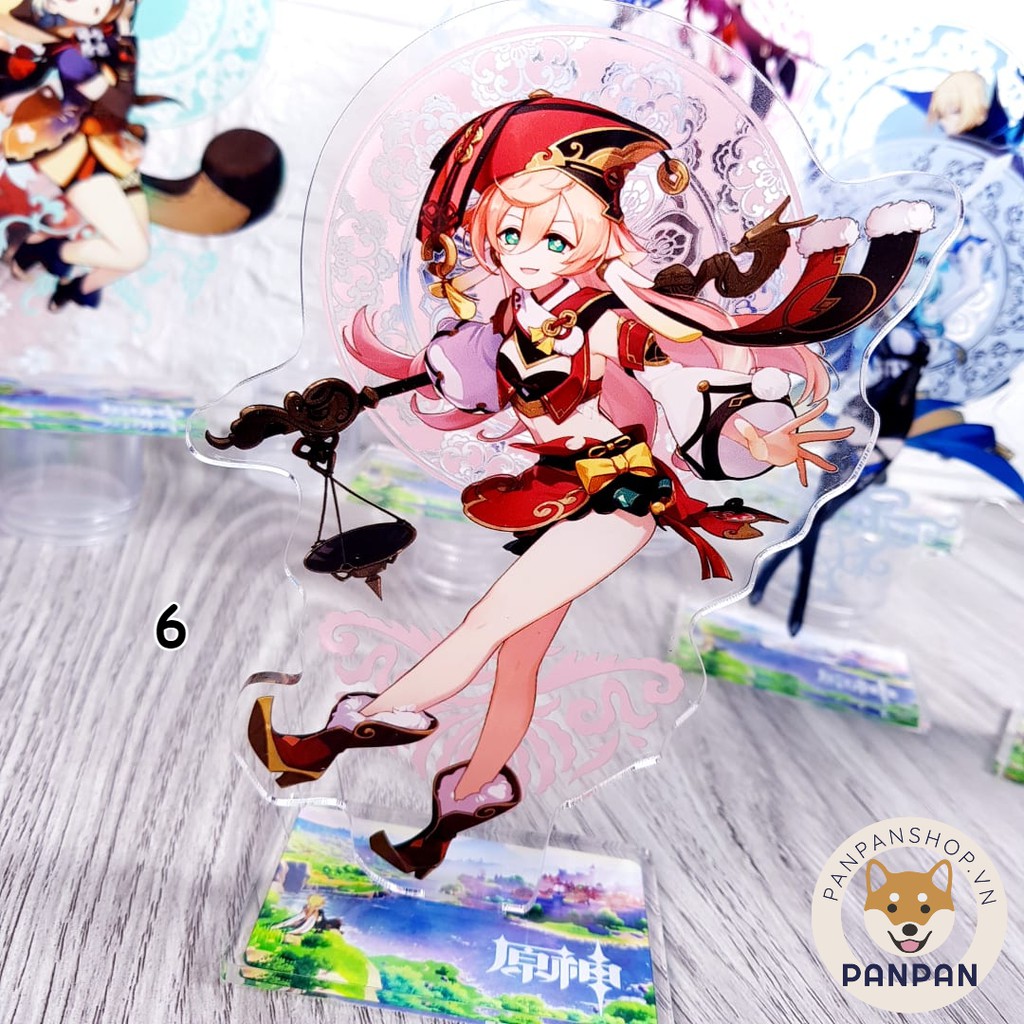 Mô Hình Standee acrylic Anime Genshin Impact 2 (15cm)