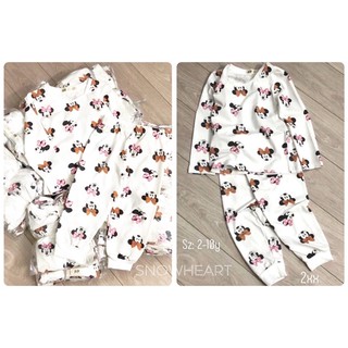 Bộ cotton mặc nhà bé gái
