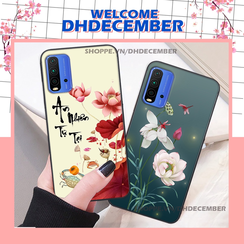 Ốp lưng Xiaomi REDMI 9T in hình thư pháp tâm an vạn sự an ,mã đáo thành công SIÊU CHẤT