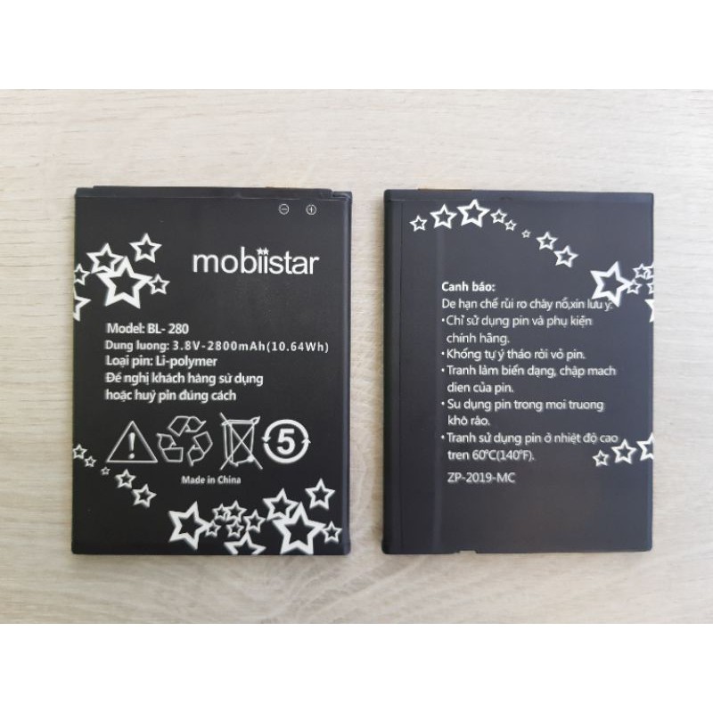 Pin mobiistar Lai Zumbo S (BL-280)