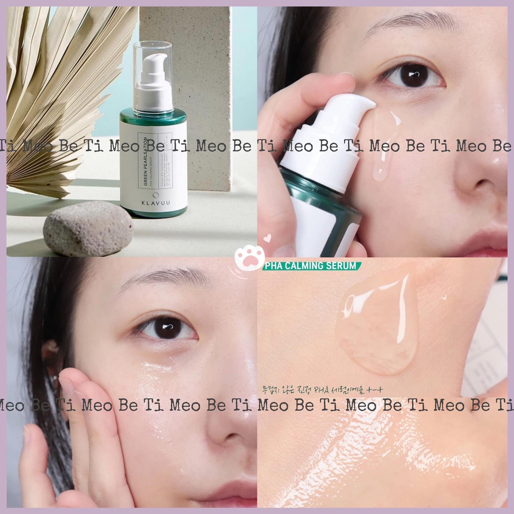 Tinh chất làm dịu da dành cho da mụn klavuu green pearlsation pha calming serum