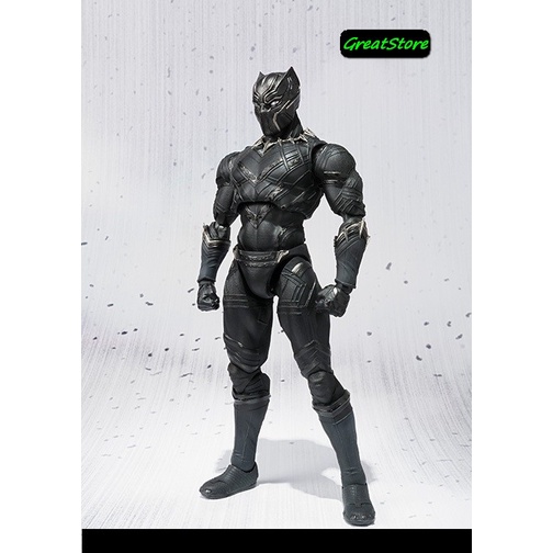 ( CHẤT, HÀNG CÓ SẴN ) MÔ HÌNH NHÂN VẬT FIGMA Black panther AVENGER CỬ ĐỘNG ĐƯỢC