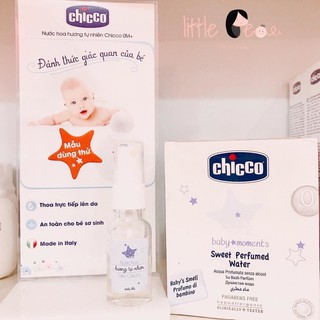 Nước hoa Chicco - sử dụng cho bé từ sơ sinh