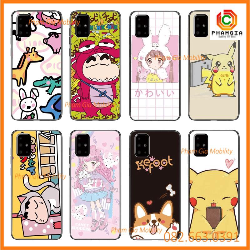 Mẫu ốp hoạt hình PikachuSamsung Galaxy A91/A81/A71/A51/A21/A01 / Note 10 Lite/S10 Lite
