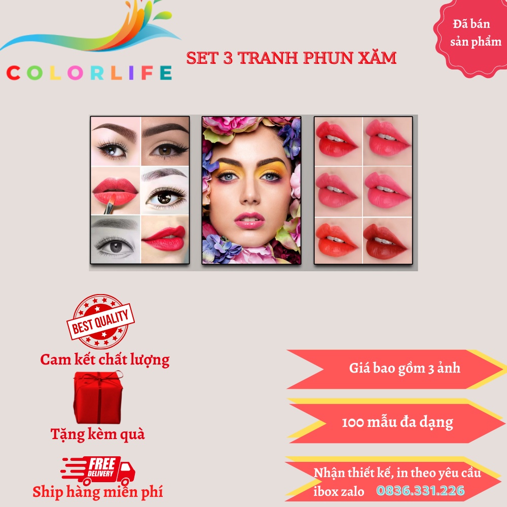 TRANG TRÍ PHUN XĂM ẢNH PHUN XĂM SIÊU ĐẸP GIÁ XƯỞNG B39 COLORLIFE SIÊU BỀN BẢO HÀNH 2 NĂM