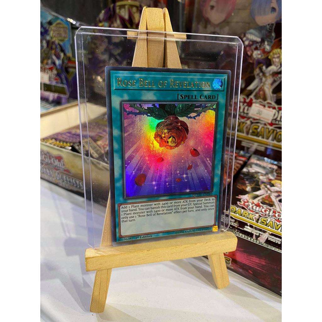 Lá bài thẻ bài Yugioh Rose Bell of Revelation - Ultra Rare - Tặng bọc bài nhựa bảo quản