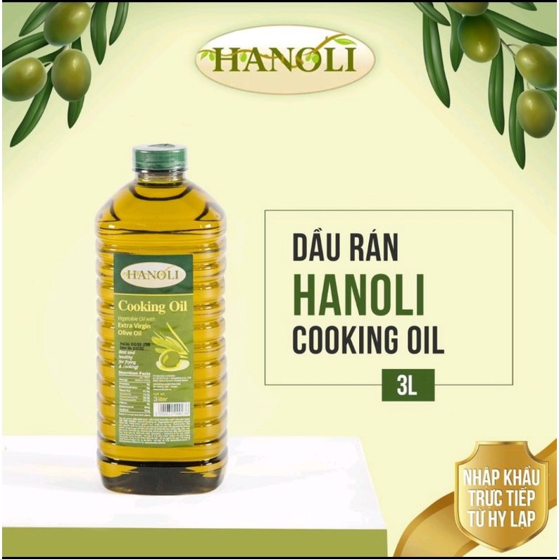 Dầu nấu ăn Oliu Hanoli 3lit