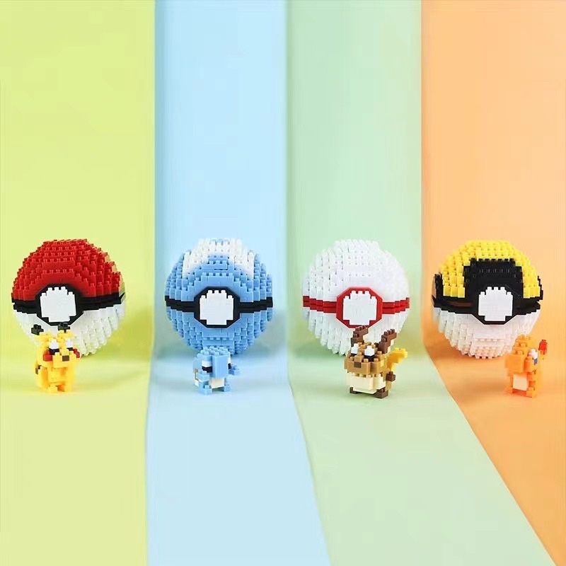 Đồ Chơi Lắp Ráp Trứng Pokemon Mở Ra Được Cho Bé