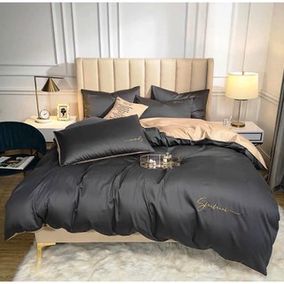Bộ Chăn Ga GỐI LỤA TENCEL SUMOI Phối Màu