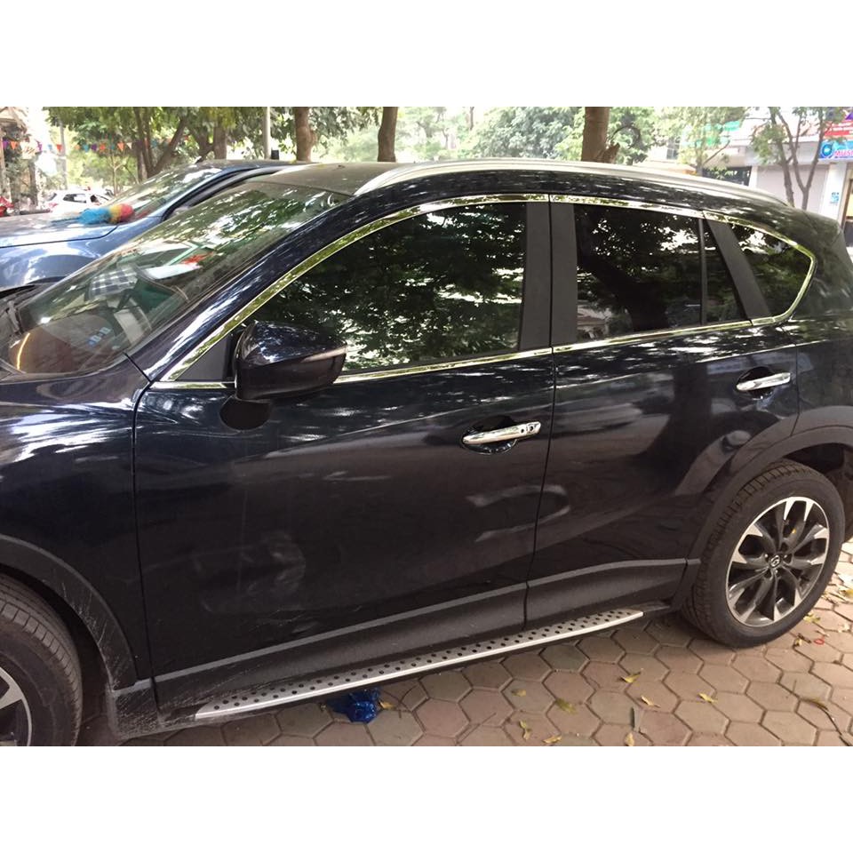 Nẹp chân và viền cong kính Mazda CX5 2014-2017