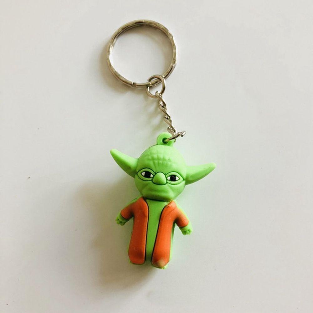 Móc Khóa Hình Nhân Vật Yoda Trong Phim Star Wars 3D Dễ Thương