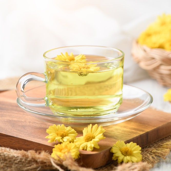 Trà Viên Hoa Cúc Đường Phèn Mật Ong, Thanh Nhiệt, Giúp Ngủ Ngon, Vị Ngọt Nhẹ, Dễ Uống