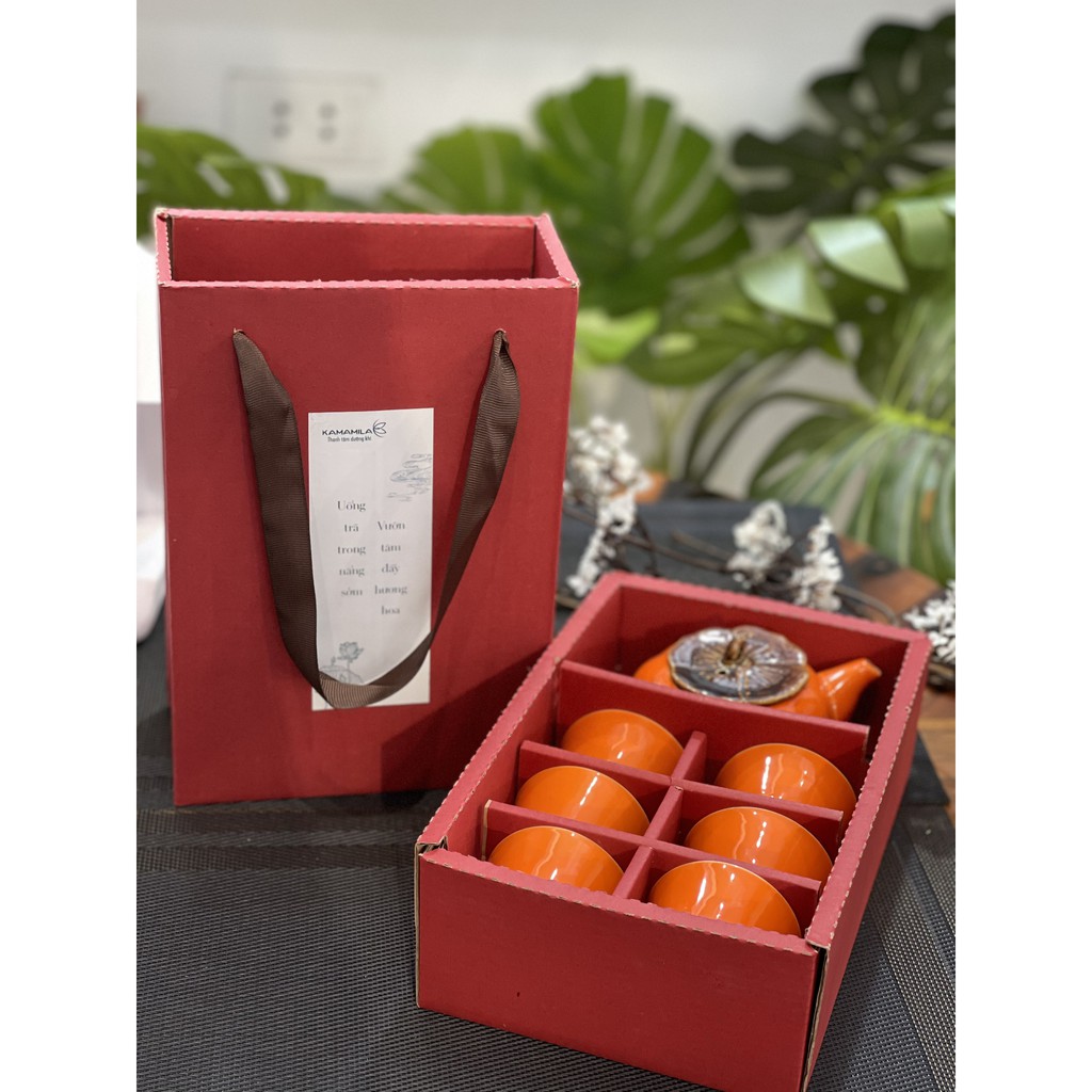 QUÀ TẶNG BỘ ẤM CHÉN PHA TRÀ KAMAMILA | BigBuy360 - bigbuy360.vn
