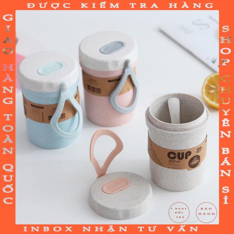Cốc Đựng Canh 300ml Làm Từ Lúa Mạch An Toàn Cho Sức Khỏe lakhai