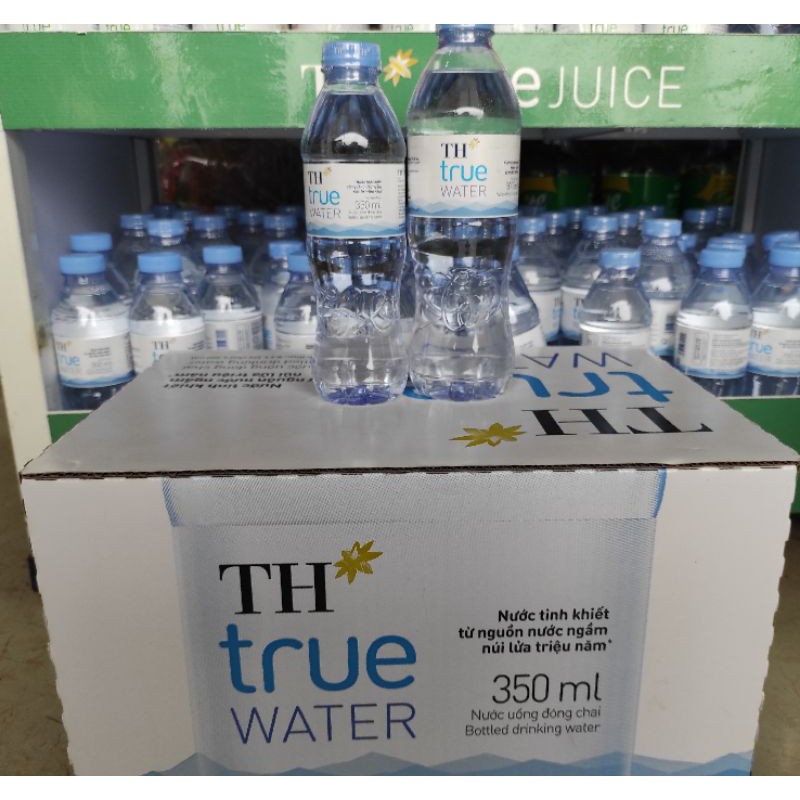 Thùng 24 chai nước uống tinh khiết TH True Water