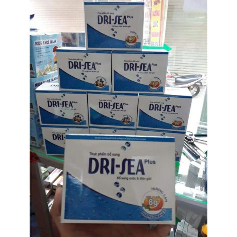 Bù điện giải Dri-sea vị chanh leo và vị cam