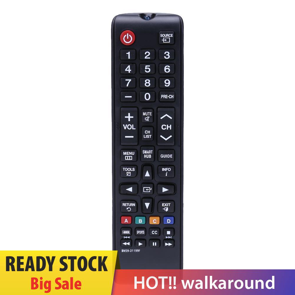 Điều khiển từ xa thay thế màu đen cho tv Samsung Bn59-01199F
