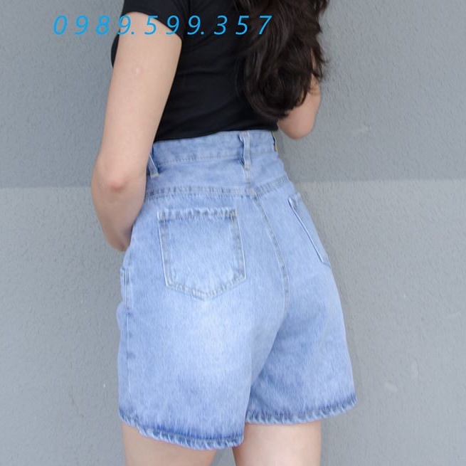 Quần Short Jean Nữ Có Bigsize 60kg-80kg (JN)