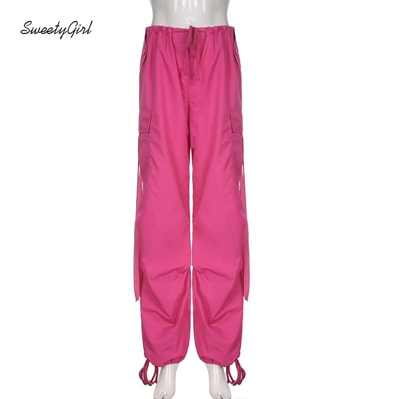 Quần Legging Lưng Thấp Dáng Rộng Co Giãn Phối Túi Thời Trang 2022 Dành Cho Nữ