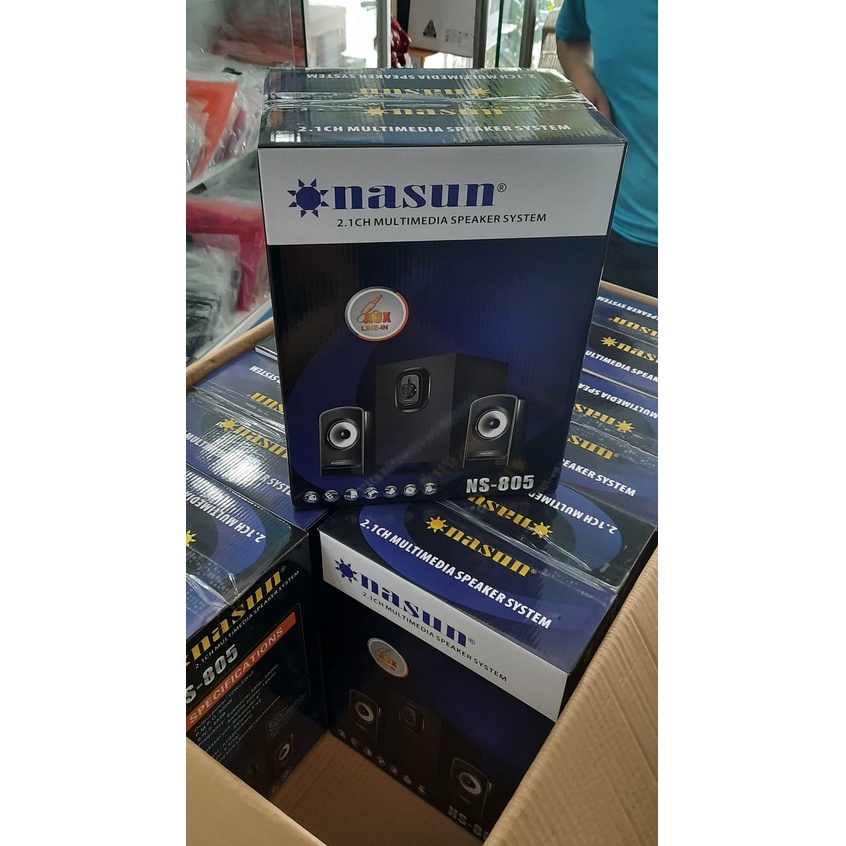 Loa bluetooth Nasun NS-804 NS-805 đa chức năng (thẻ nhớ, usb, bluetooth, đài fm)