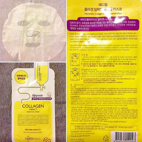 Mặt nạ MEDIHEAL TEATREE/PLACENTA/VITA/COLLAGEN CARE SOLUTION ESSENTIAL MASK