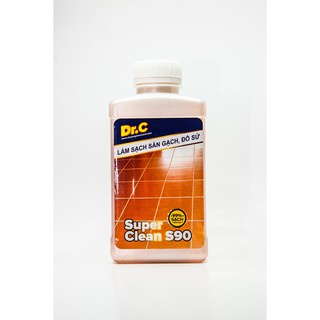 Super Clean S90- Tẩy xi măng, sàn gạch, thiết bị vệ sinh , tẩy rêu mốc- Hàng chính hãng Dr.C