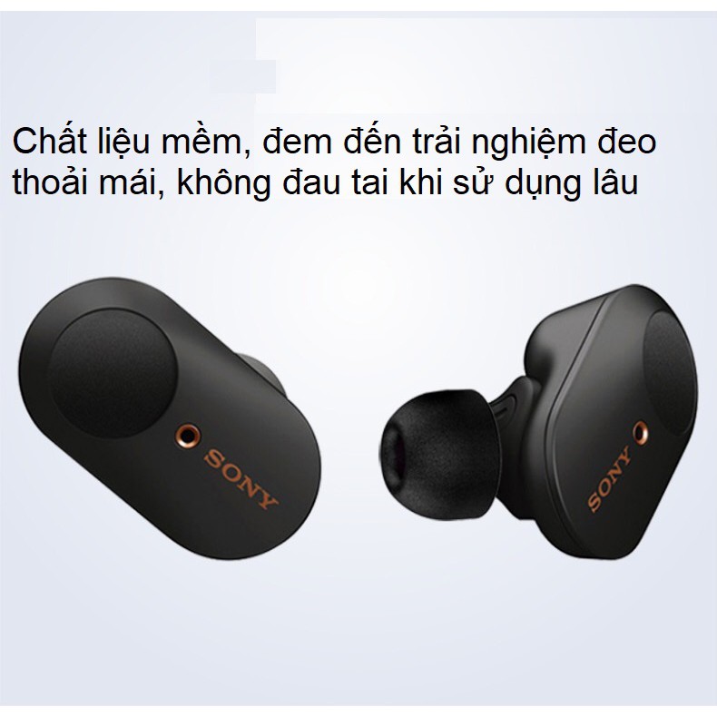 Nút tip đệm tai nghe bọt biển cho tai nghe True Wireless Sennheiser momentum Jabra Galaxy buds Sony wf-1000xm3 TW30 Pro