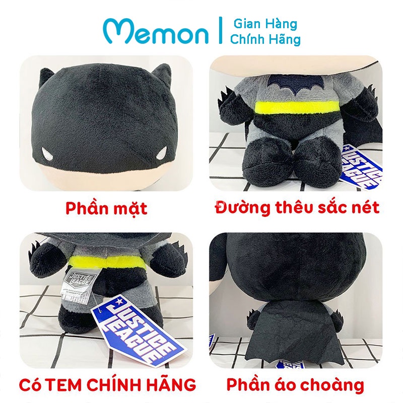 [Mã LIFEM1 giảm 50k đơn 99k] Gấu Bông Batman Người Dơi Siêu Anh Hùng Cao Cấp Memon