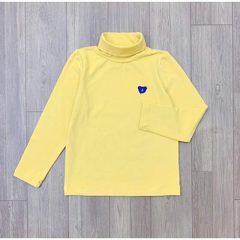 Áo Thu Đông Cổ Cao 3 Phân Jelispoon Chất Cotton Xuất Hàn Cho Bé
