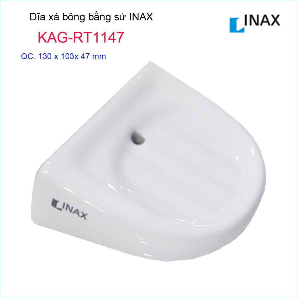 Kệ sứ phòng tắm, dĩa đựng xà bông Inax KAG-RT1147