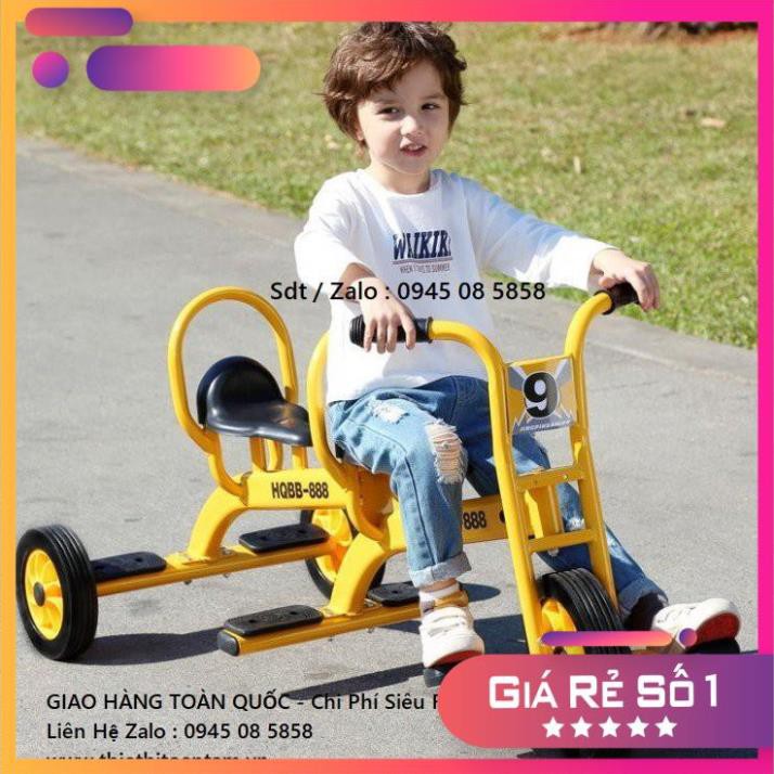 giá rẻ nhất -  Xe Đạp 3 Bánh Cho Bé 2 Chỗ Ngồi Bền Đẹp Giá Rẻ