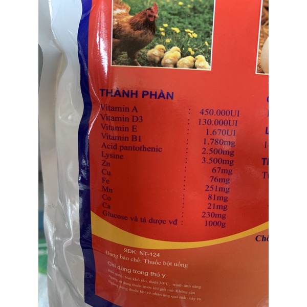 1kg Super vitamin S - bổ sung vitamin, vi lượng, khoáng cần thiết cho vật nuôi- công ty Năm Thái