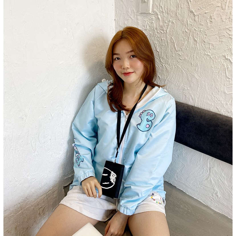 Áo khoác Bernice Khủng Long màu Xanh Mint (Jacket Bernice Dinosaur SS1 - Mint)