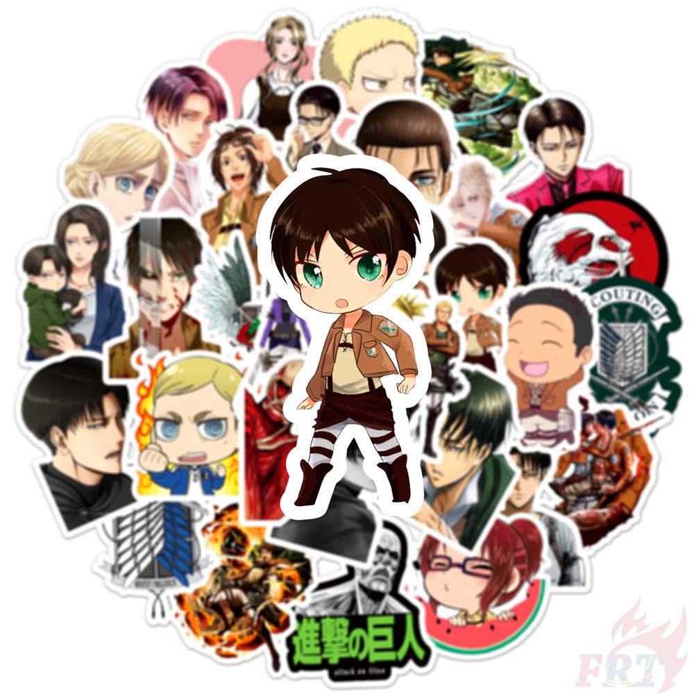 MIKASA Bộ 50 Hình Dán Phim Attack On Titan Series 06