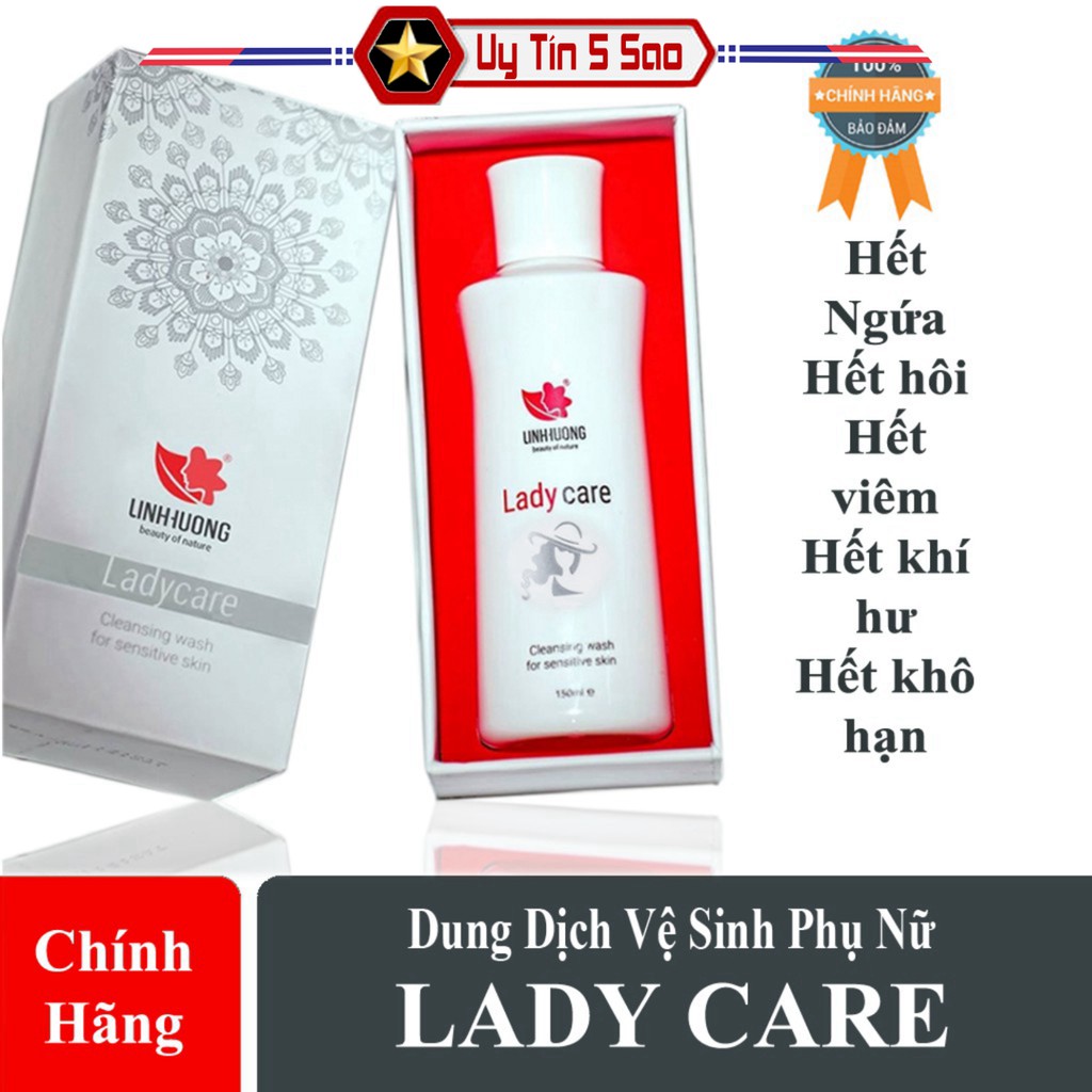 Dung dịch vệ sinh LADY CARE Linh Hương 150ml [Chính Hãng]. An Toàn Cho Cả Bầu Con Nhỏ - Giúp Cô Bé Luôn Hồng Thơm Khít