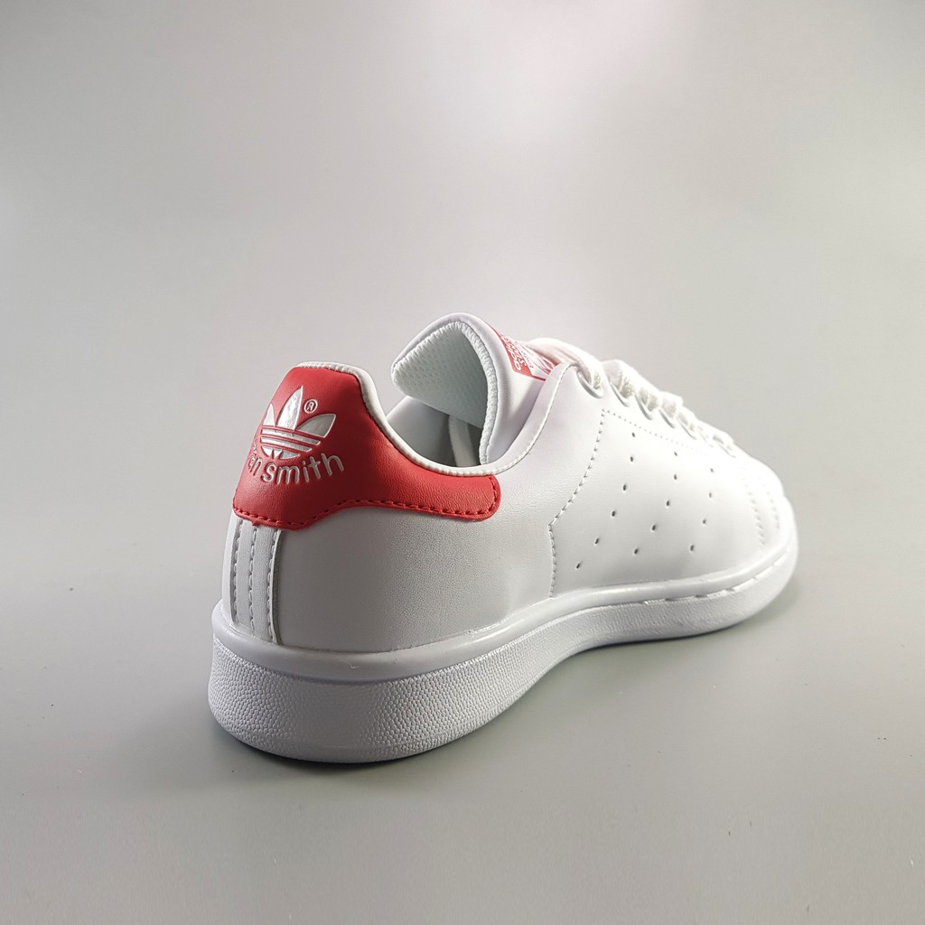 [full box] Giày Sneaker Stan Smith White/Red