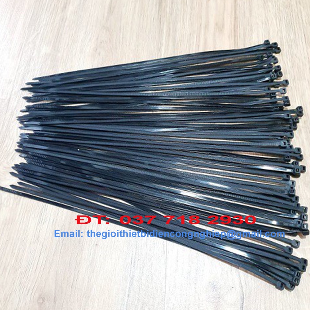 Dây rút nhựa 4.8x300 mm - Bịch 100 sợi, Dây rút nhựa CHỐNG TIA UV