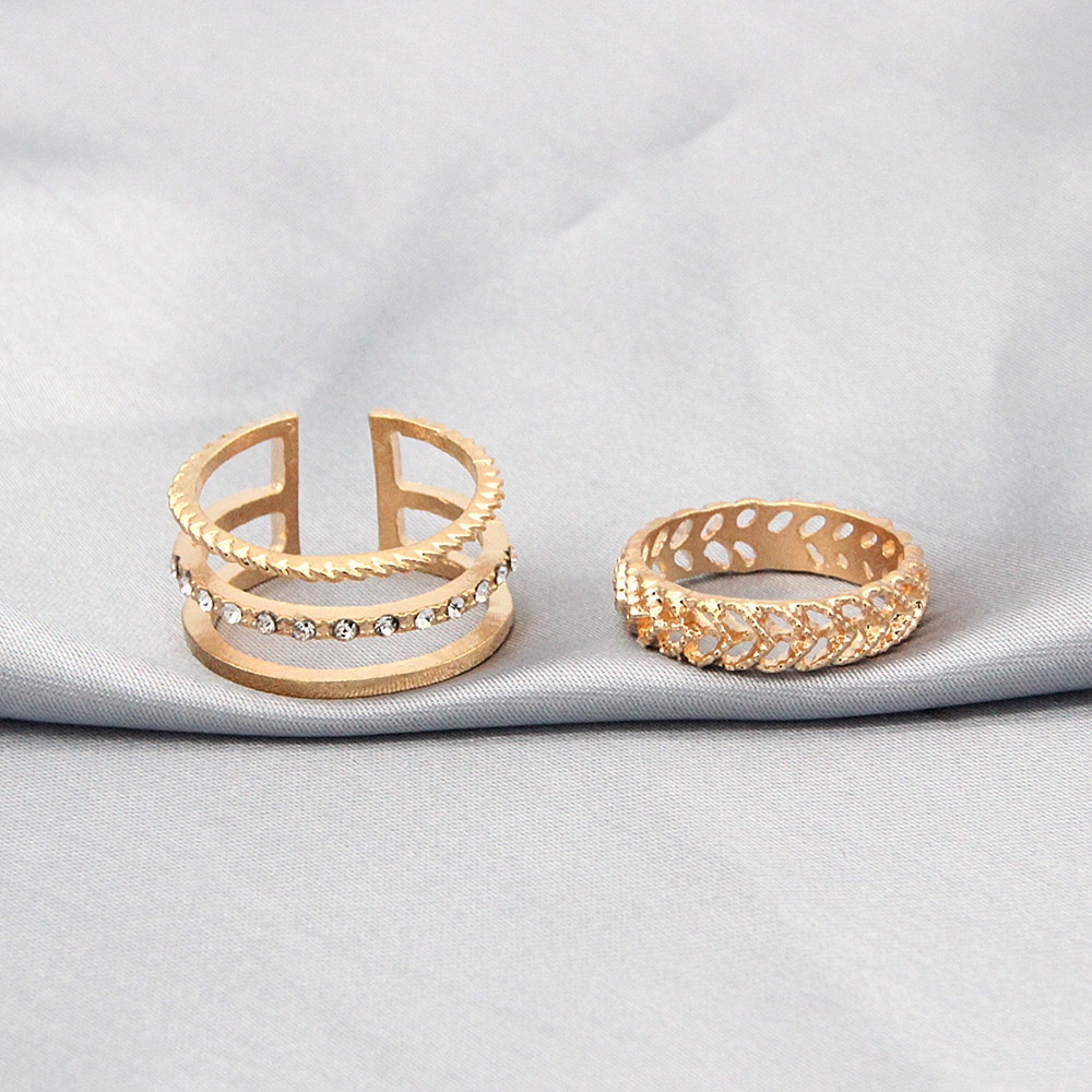 Set 8 Nhẫn Đeo Khớp Ngón Tay Thời Trang Cho Nữ