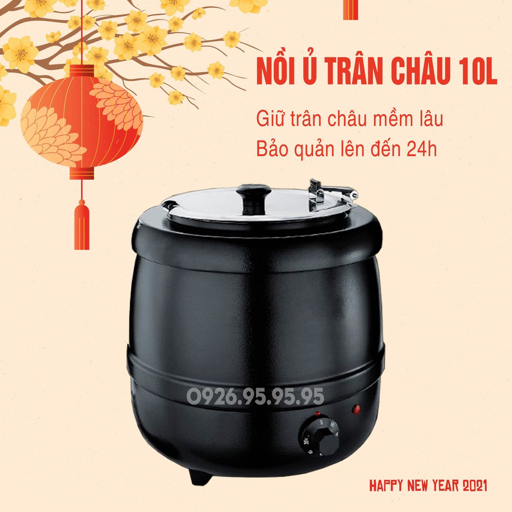 [Mã 159ELSALE hoàn 7% đơn 300K] [Sỉ] Nồi ủ TRÂN CHÂU 10L tự động - giữ TRÂN CHÂU luôn mềm - THIẾT BỊ MÁY MÓC PHA CHẾ