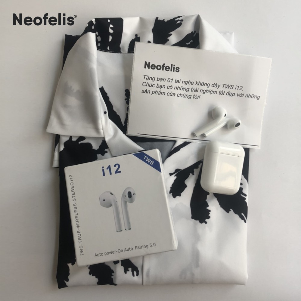 Áo sơ mi nam hoạ tiết Neofelis hawai đi biển cây dừa - HW241 | BigBuy360 - bigbuy360.vn