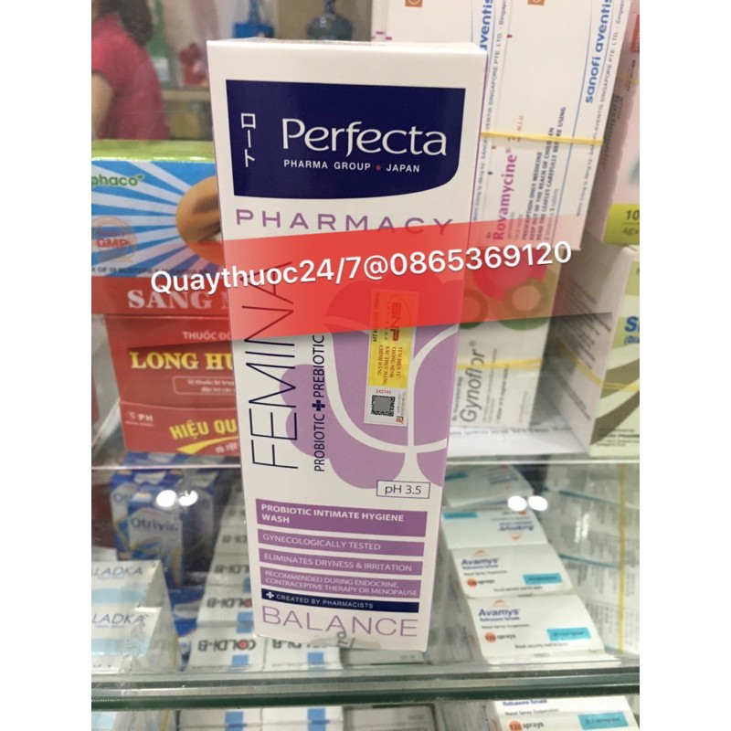 DUNG DỊCH VỆ SINH FEMINA BALANCE PERFECTA PROBIOTIC (190ml)