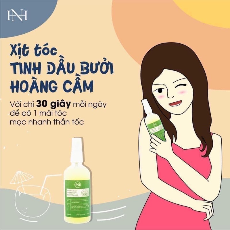 Tinh dầu bưởi dạng xịt nga hoàng / Tinh dầu bưởi Hoàng Cầm  100ml | BigBuy360 - bigbuy360.vn